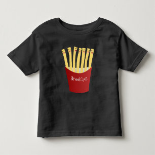 Cute kawaii fries - illustration av tecknaden för  t shirt
