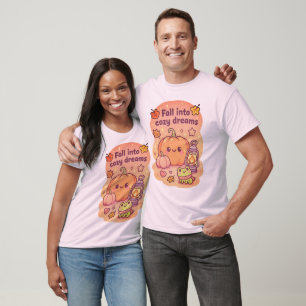 Cute Kawaii Frog and Pumpkin Fall Shirt - Mysigt A T