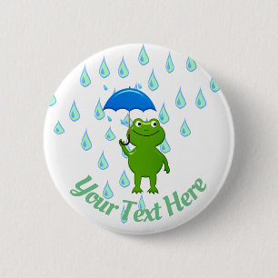 Cute Kawaii Frog and Rain Knapp