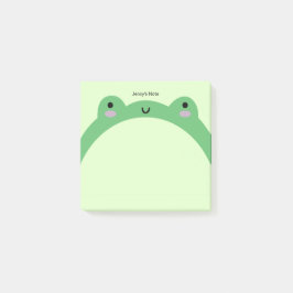 Cute Kawaii Frog Animal Cottagecore Aesthetic Post-it Block