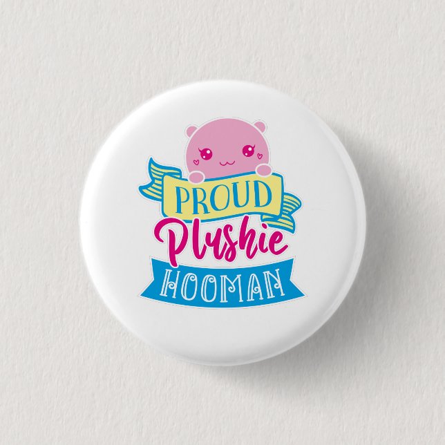 Cute Kawaii Funny Quote | Proud Plushie Hooman Knapp (Framsida)