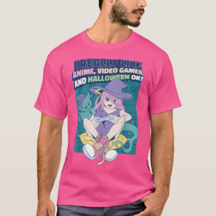 Cute Kawaii Girl Gaming Gamer - Anime, videospel T Shirt