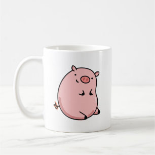 Cute Kawaii Gris Kaffemugg
