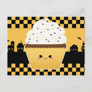 Cute Kawaii Halloween cupaka Vykort