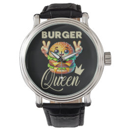 Cute Kawaii Hamburger Armbandsur