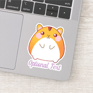 Cute Kawaii Hamster Anpassningsbar Klistermärken