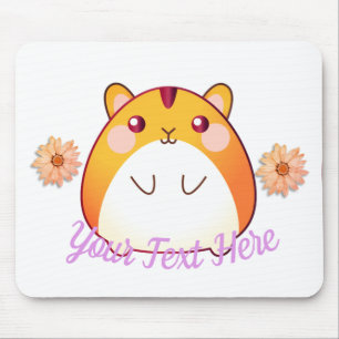 Cute Kawaii Hamster Anpassningsbar Musmatta