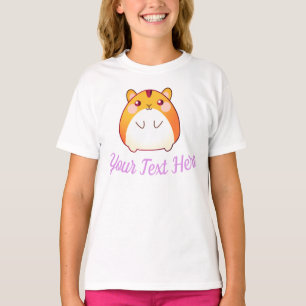 Cute Kawaii Hamster-Anpassningsbar T Shirt