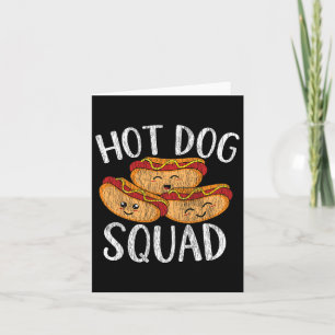 Cute Kawaii Hett Hund Squad Bbq Family Matching Ma Kort