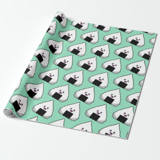 Cute Kawaii Japanese Onigiri Sushi Food Pattern Presentpapper