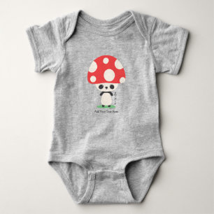 Cute Kawaii Japansk Kinoko Mushroom Panda T Shirt