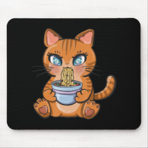 Cute Kawaii Japanska Anime Cat Ramen Gift Musmatta