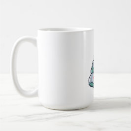 Cute Kawaii Julgran Illustration Kaffemugg