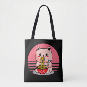 Cute Kawaii-kattätsten Tygkasse