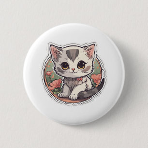 Cute Kawaii Kitten Knapp