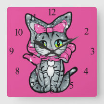 Cute Kawaii Kitten med Glitter Rosa-bakgrund