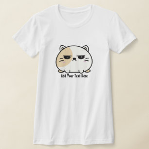 Cute Kawaii Knubbig Arg Mochi Cat T Shirt