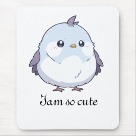 Cute Kawaii Knubbig Bird Tecknad - Aduly Pastel Musmatta