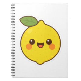 Cute Kawaii Lemon Anteckningsbok