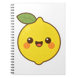 Cute Kawaii Lemon Anteckningsbok