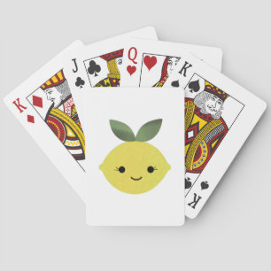 Cute Kawaii Lemon Casinokort