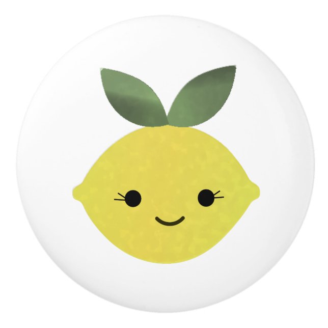 Cute Kawaii Lemon Knopp (Framsidan)