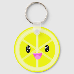 Cute Kawaii Lemon Nyckelring