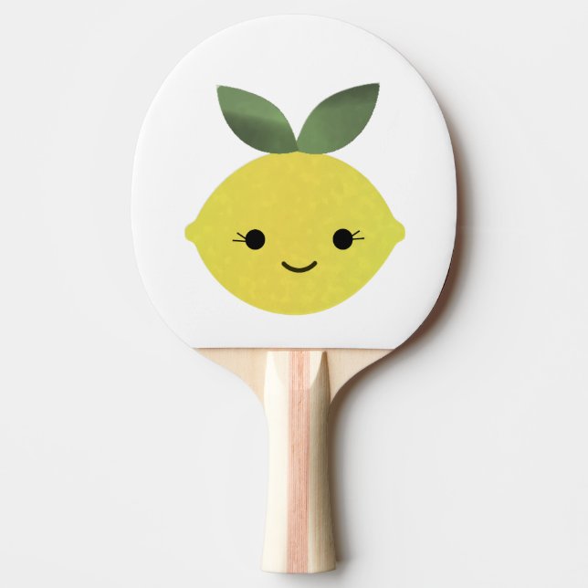 Cute Kawaii Lemon Pingisracket (Framsidan)