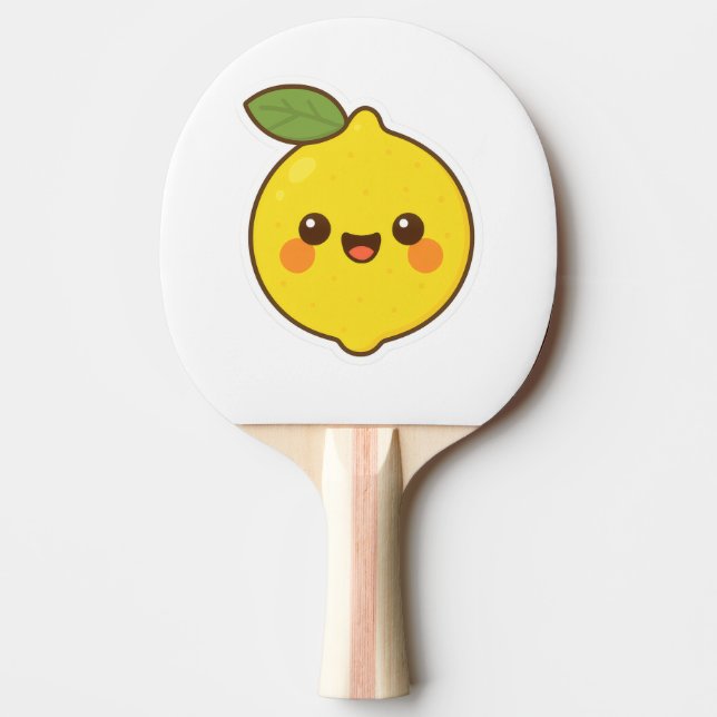 Cute Kawaii Lemon Pingisracket (Framsidan)