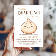 Cute Kawaii Little Dumpling Baby Shower