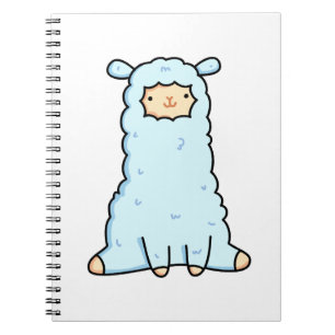 Cute Kawaii Llama Anteckningsbok