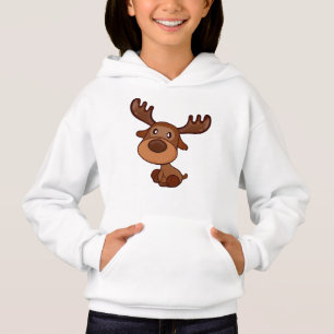 Cute Kawaii Moose Elk Hjort Funny Alaska Moose T Shirt