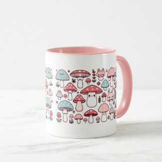 Cute Kawaii Mushroom Mugg