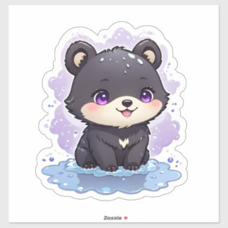 Cute Kawaii Nalle Klistermärken