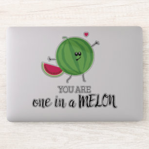 Cute Kawaii One i en miljoner Melon Food Pun Klistermärken
