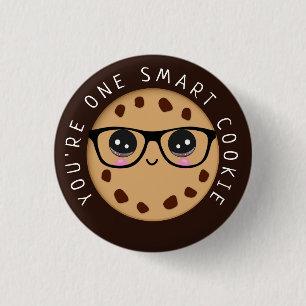 Cute Kawaii One Smart Cookie Knapp