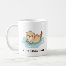 Cute Kawaii Otter Kaffemugg