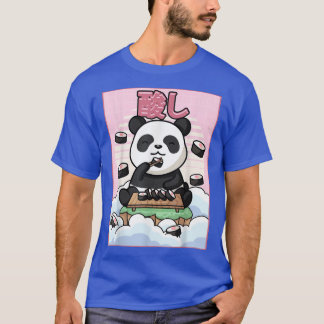 Cute Kawaii Panda Bear Sushi Japanese Aesthetic T- T Shirt