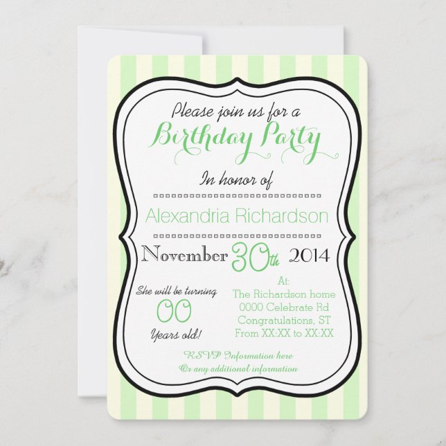 Cute Kawaii panda björn födelsedagsfest Inbjudningar (Framsida)