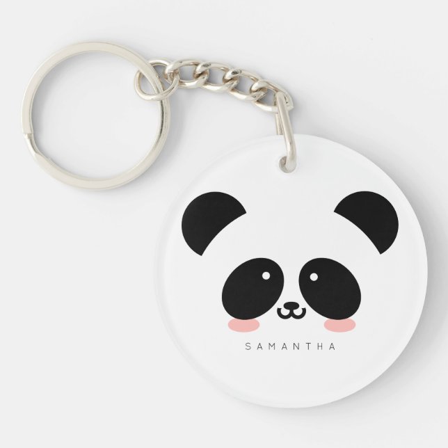 Cute Kawaii Panda| Lägg till ditt namn (Framsidan)