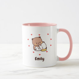 Cute Kawaii Panda | Personlig Lägg till ditt namn Mugg