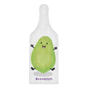Cute kawaii papaya tass tass tecknad illustration
