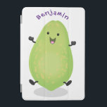 Cute kawaii papaya tass tass tecknad illustration iPad mini skydd<br><div class="desc">Denna beundransvärda lycklig papaya kommer att tillföra en del roligt. Ritad i en söt illustration av tecknaden stil.</div>