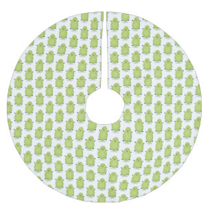 Cute kawaii papaya tass tass tecknad illustration julgransmatta borstad polyester