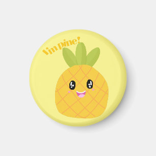 Cute kawaii Pineait Magnet
