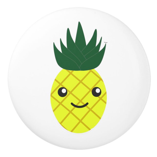 Cute Kawaii Pineapple Knopp (Framsidan)