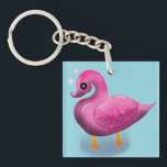 Cute Kawaii Pink Duck & Hearts Nursery Art<br><div class="desc">Quack up a smile with this incredibly cute pink duck design! This unique illustration features a glossy, 3D-style duck with a soft, textured wing, looking lovingly at floating pink hearts. It's an adorable and modern take on a classic childhood favorite. Perfect for decorating a baby girl's nursery, making a sweet...</div>