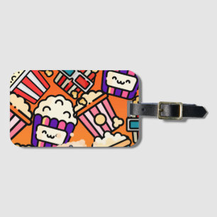 Cute kawaii Popcorn iPhone/iPad-fall Bagagebricka