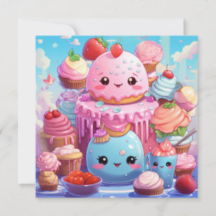Cute Kawaii-presentkort