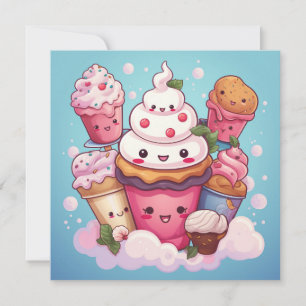 Cute Kawaii-presentkort